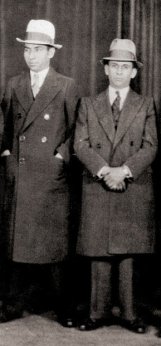 Meyer Lansky and Charles Lucky Luciano together